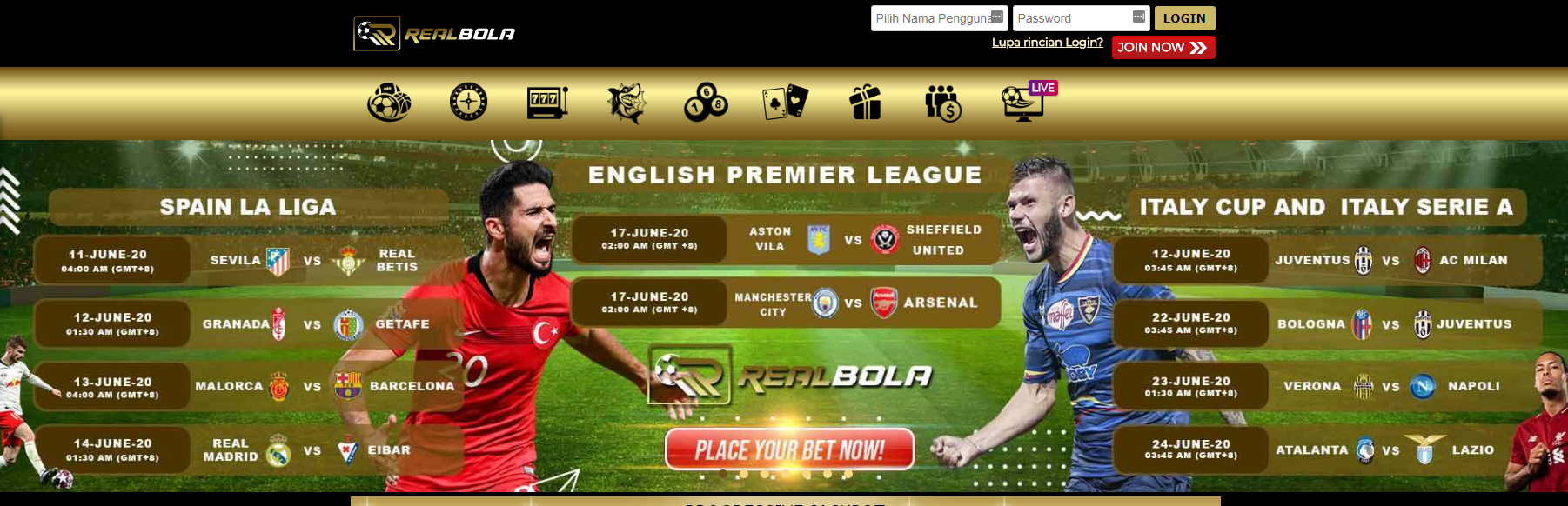 Situs permainan online Realbola