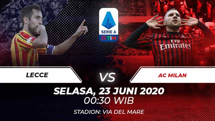 Prediksi Bola Lecce vs AC Milan 23 Juni 2020 Serie A