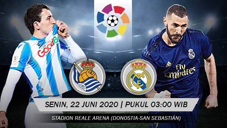 Prediksi Bola Real Sociedad vs Real Madrid 22 Juni 2020 La Liga