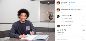 Leroy Sane Resmi ke Bayern Munchen