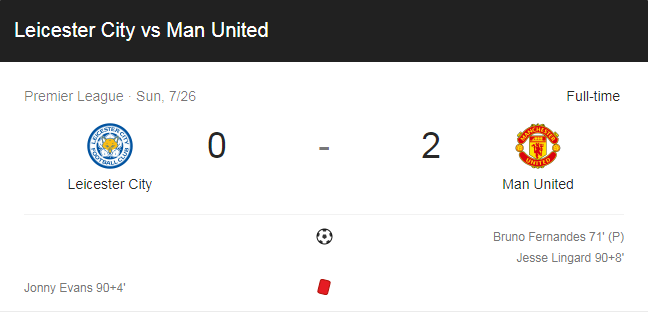 Duel Leicester vs Man Utd