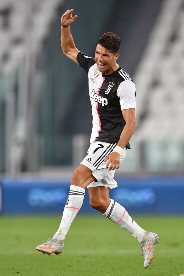 Juventus vs Sampdoria, Cristian Ronaldo On Fire